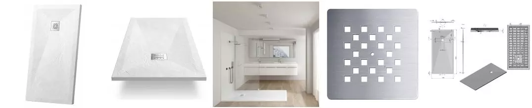 Душевой поддон «Vincea» VST-4SR9018W 180/90 низкий из литьевого мрамора прямоугольный белый матовый без сифона Душевой поддон «Vincea» VST-4SR9018W 180/90 низкий из литьевого мрамора прямоугольный белый матовый без сифона