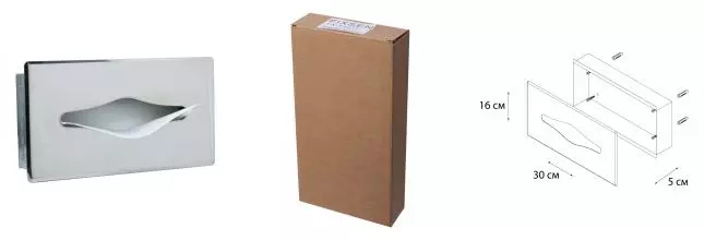 Диспенсер для бумажных полотенец «Fixsen» Hotel FX-31027 встраиваемый хром