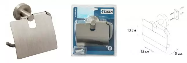 Держатель для туалетной бумаги «Fixsen» Modern FX-51510 на стену сатин