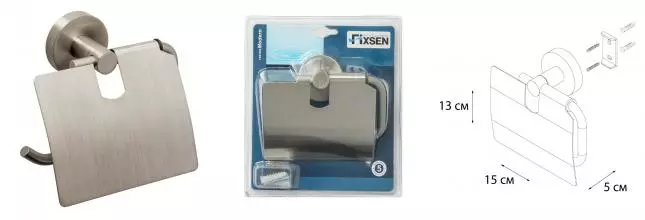 Держатель для туалетной бумаги «Fixsen» Modern FX-51510 на стену сатин Держатель для туалетной бумаги «Fixsen» Modern FX-51510 на стену сатин