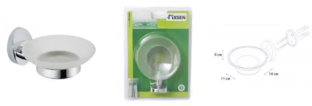 Мыльница «Fixsen» Europa FX-21808 на стену хром Мыльница «Fixsen» Europa FX-21808 на стену хром