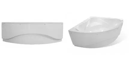 Экран под ванну «Эстет» Аврора 140 белый Экран под ванну «Эстет» Аврора 140 белый