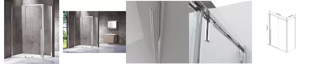 Душевой угол-ограждение «Vincea» Lugano VSR-1L1015CL-1 150/100 прозрачный/хром прямоугольный без поддона универсальный Душевой угол-ограждение «Vincea» Lugano VSR-1L1015CL-1 150/100 прозрачный/хром прямоугольный без поддона универсальный