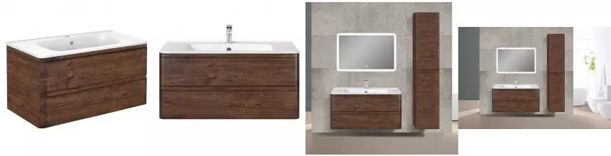 Тумба с раковиной «Vincea» Vico 100 (VCB-2VP100W) подвесная R.Wood Тумба с раковиной «Vincea» Vico 100 (VCB-2VP100W) подвесная R.Wood