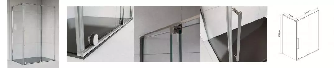 Душевой угол-ограждение «Vincea» Arno VSR-1A9012CL 120/90 прозрачный/хром прямоугольный без поддона универсальный Душевой угол-ограждение «Vincea» Arno VSR-1A9012CL 120/90 прозрачный/хром прямоугольный без поддона универсальный