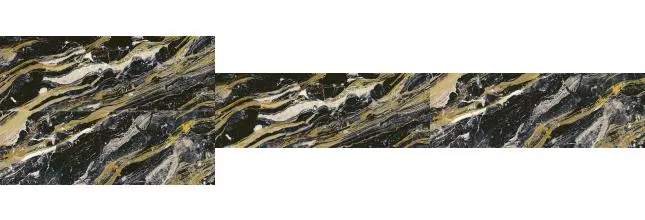 Настенное панно «Eletto Ceramica» Levanto Luxe Glossy (комплект из 2 шт.) 70x48,4 588402001 чёрный