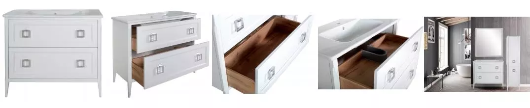 Тумба с раковиной «ASB-Woodline» Рома 80Н (Euphoria 80) белая Тумба с раковиной «ASB-Woodline» Рома 80Н (Euphoria 80) белая