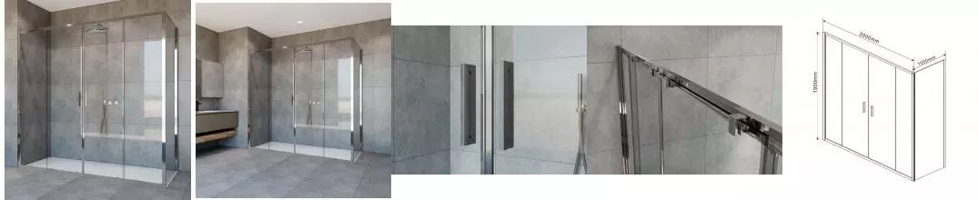 Душевой угол-ограждение «Vincea» Garda VSR-1G21020CL 200/100 прозрачный/хром прямоугольный без поддона универсальный Душевой угол-ограждение «Vincea» Garda VSR-1G21020CL 200/100 прозрачный/хром прямоугольный без поддона универсальный