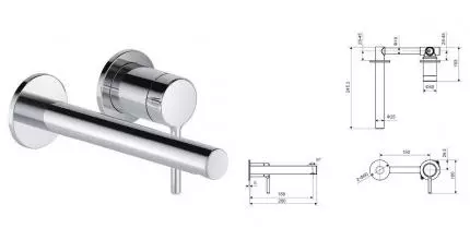 Смеситель для раковины «Excellent» Pi AREX.1214CR хром