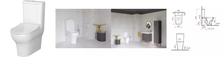 Унитаз компакт «Vitra» Zentrum 9012B003-7226 белый с сиденьем дюропласт с микролифтом белое Унитаз компакт «Vitra» Zentrum 9012B003-7226 белый с сиденьем дюропласт с микролифтом белое