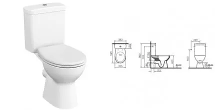 Унитаз компакт безободковый «Vitra» S10 9822B003-7204 белый с сиденьем дюропласт с микролифтом белое Унитаз компакт безободковый «Vitra» S10 9822B003-7204 белый с сиденьем дюропласт с микролифтом белое
