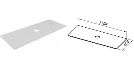 Мебельная столешница «Allen Brau» Fantasy 120 1.11011.G-S керамогранит grey structure Мебельная столешница «Allen Brau» Fantasy 120 1.11011.G-S керамогранит grey structure