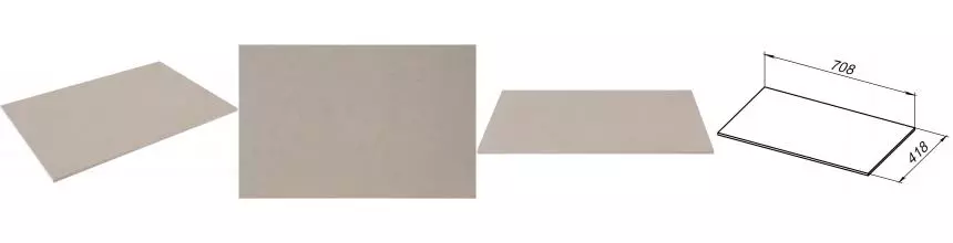 Мебельная столешница «Allen Brau» Liberty 75 1.330011.B без отверстий керамогранит beige