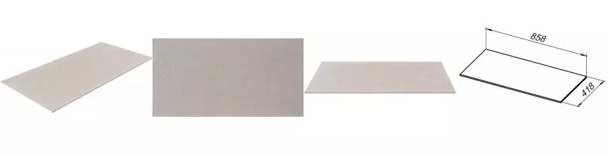 Мебельная столешница «Allen Brau» Liberty 90 1.330012.B-S без отверстий керамогранит beige structure