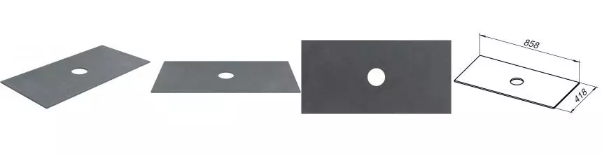 Мебельная столешница «Allen Brau» Liberty 90 1.33008.G керамогранит graphite