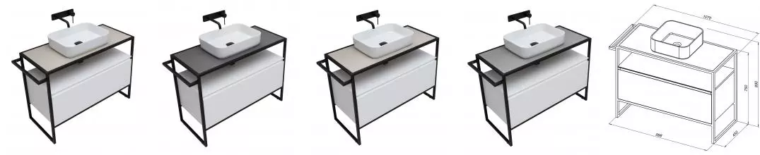 Тумба под раковину «Allen Brau» Priority 100 white matt Тумба под раковину «Allen Brau» Priority 100 white matt