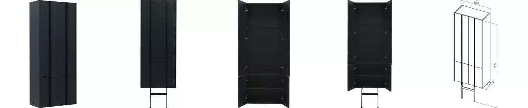 Шкаф «Allen Brau» Reality 60 подвесной anthracite matt Шкаф «Allen Brau» Reality 60 подвесной anthracite matt