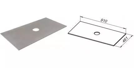 Мебельная столешница «Allen Brau» Reality 90 1.32024.DG-S керамогранит dark grey structure