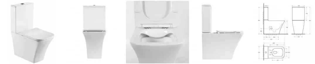 Унитаз компакт безободковый «Belbagno» Marmi BB052CPR-BB052T белый (BB052SC) с сиденьем дюропласт с микролифтом Унитаз компакт безободковый «Belbagno» Marmi BB052CPR-BB052T белый (BB052SC) с сиденьем дюропласт с микролифтом