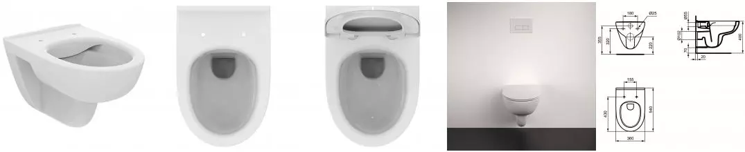 Унитаз подвесной I.life A б/сид Ideal Standard K T471601 · Ideal Standard, T471601