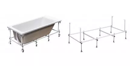 Монтажный комплект «Roca» Easy 180/80 с крепежами, магнитами и сифоном Монтажный комплект «Roca» Easy 180/80 с крепежами, магнитами и сифоном