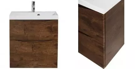 Тумба с раковиной «Belbagno» Marino H-60 60 (BB600/450-LV-MR-AST) подвесная Rovere Moro Тумба с раковиной «Belbagno» Marino H-60 60 (BB600/450-LV-MR-AST) подвесная Rovere Moro