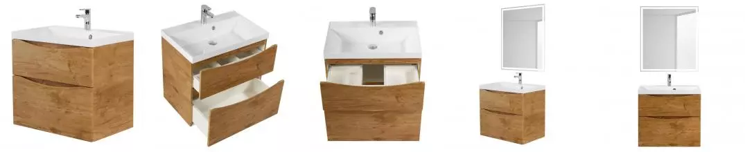 Тумба с раковиной «Belbagno» Marino H-60 70 (BB700/450-LV-MR-AST) подвесная Rovere Nature Тумба с раковиной «Belbagno» Marino H-60 70 (BB700/450-LV-MR-AST) подвесная Rovere Nature