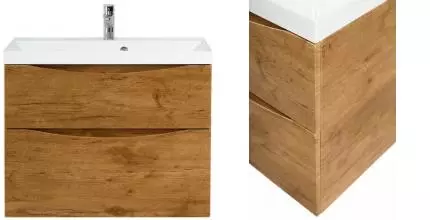 Тумба с раковиной «Belbagno» Marino H-60 80 (BB800/450-LV-MR-AST) подвесная Rovere Nature