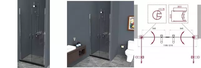 Душевая дверь «Belbagno» UNO-B-2-120-C-Cr 120/190 прозрачная/хром универсальная Душевая дверь «Belbagno» UNO-B-2-120-C-Cr 120/190 прозрачная/хром универсальная