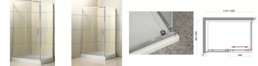 Душевой угол-ограждение «Belbagno» UNO-AH-1-120/90-C-Cr 120/90 прозрачный/хром прямоугольный без поддона универсальный Душевой угол-ограждение «Belbagno» UNO-AH-1-120/90-C-Cr 120/90 прозрачный/хром прямоугольный без поддона универсальный
