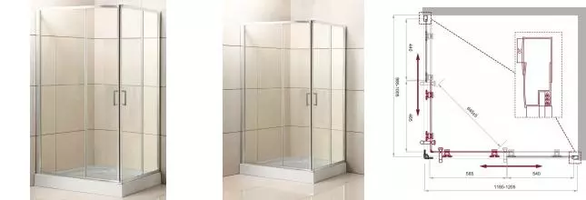 Душевой угол-ограждение «Belbagno» UNO-195-AH-2-120/100-C-Cr 120/100 прозрачный/хром прямоугольный без поддона Душевой угол-ограждение «Belbagno» UNO-195-AH-2-120/100-C-Cr 120/100 прозрачный/хром прямоугольный без поддона