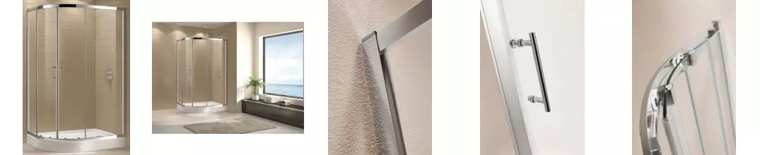 Душевой угол-ограждение «Cezares» ECO-O-RH-2-120/100-C-Cr 120/100 прозрачный прямоугольно-асимметричный без поддона универсальный Душевой угол-ограждение «Cezares» ECO-O-RH-2-120/100-C-Cr 120/100 прозрачный прямоугольно-асимметричный без поддона универсальный
