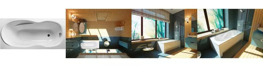 Ванна акриловая «Koller Pool» Olimpia 180/80 без опор без сифона белая Ванна акриловая «Koller Pool» Olimpia 180/80 без опор без сифона белая