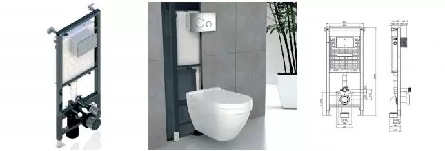 Инсталляция для унитаза «Koller Pool» Alcora ST1200 Инсталляция для унитаза «Koller Pool» Alcora ST1200