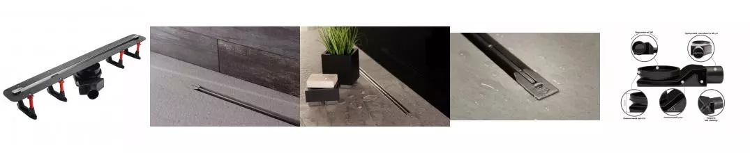 Душевой лоток «Pestan» Confluo Slim Line 950+ 13000303 боковой выпуск хром Душевой лоток «Pestan» Confluo Slim Line 950+ 13000303 боковой выпуск хром