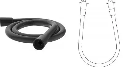 Душевой шланг «Ideal Standard» A4109XG 175 см чёрный матовый Душевой шланг «Ideal Standard» A4109XG 175 см чёрный матовый