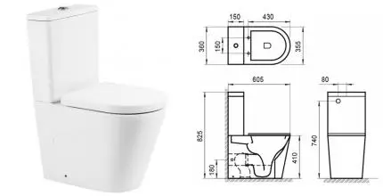 Унитаз компакт безободковый «Belbagno» Flay-R BB2149CPR/BB2149T белый (BB865SC) с сиденьем дюропласт с микролифтом Унитаз компакт безободковый «Belbagno» Flay-R BB2149CPR/BB2149T белый (BB865SC) с сиденьем дюропласт с микролифтом
