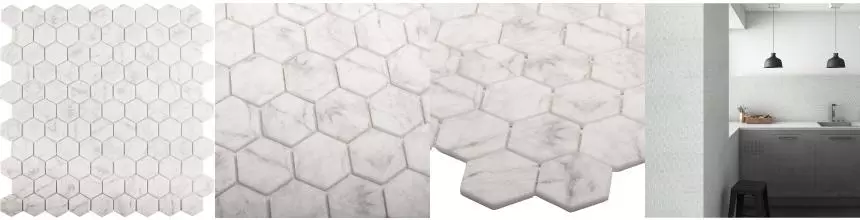 Мозаика «Vidrepur» Hex Marbles № 4300 31,7x30,7 С0002700