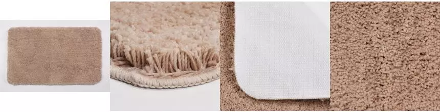 Коврик для ванной «WasserKRAFT» Kammel BM-8302 микрофибра Hazelnut Коврик для ванной «WasserKRAFT» Kammel BM-8302 микрофибра Hazelnut