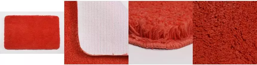 Коврик для ванной «WasserKRAFT» Kammel BM-8308 микрофибра Cherry Tomato Коврик для ванной «WasserKRAFT» Kammel BM-8308 микрофибра Cherry Tomato