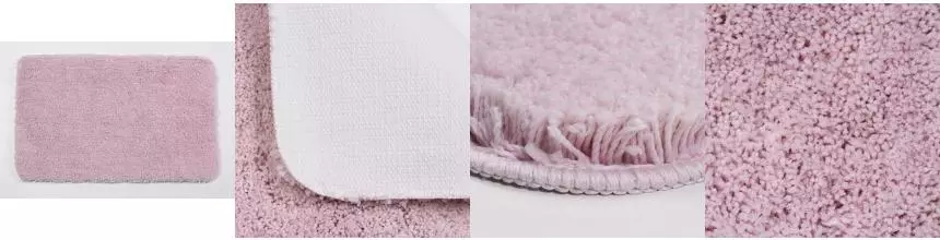 Коврик для ванной «WasserKRAFT» Kammel BM-8309 микрофибра Chalk Pink Коврик для ванной «WasserKRAFT» Kammel BM-8309 микрофибра Chalk Pink