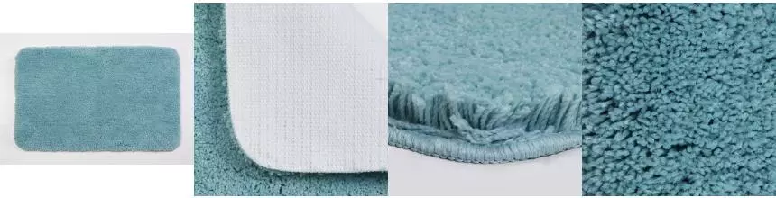 Коврик для ванной «WasserKRAFT» Kammel BM-8310 микрофибра Pool Blue Коврик для ванной «WasserKRAFT» Kammel BM-8310 микрофибра Pool Blue