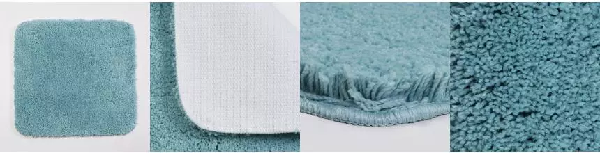 Коврик для ванной «WasserKRAFT» Kammel BM-8340 микрофибра Pool Blue