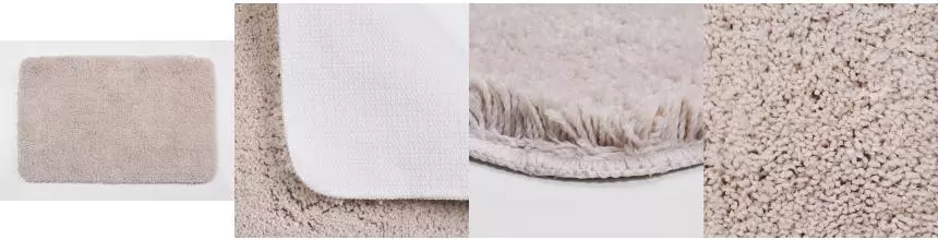 Коврик для ванной «WasserKRAFT» Kammel BM-8311 микрофибра Crystal Gray Коврик для ванной «WasserKRAFT» Kammel BM-8311 микрофибра Crystal Gray