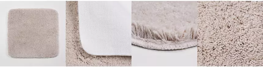 Коврик для ванной «WasserKRAFT» Kammel BM-8341 микрофибра Crystal Gray Коврик для ванной «WasserKRAFT» Kammel BM-8341 микрофибра Crystal Gray