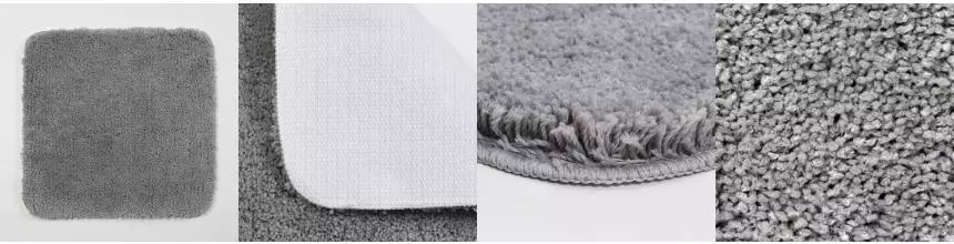 Коврик для ванной «WasserKRAFT» Kammel BM-8342 микрофибра Silver