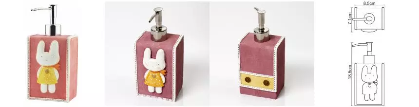 Дозатор для мыла «WasserKRAFT» Ammer K-6499 на стол красный