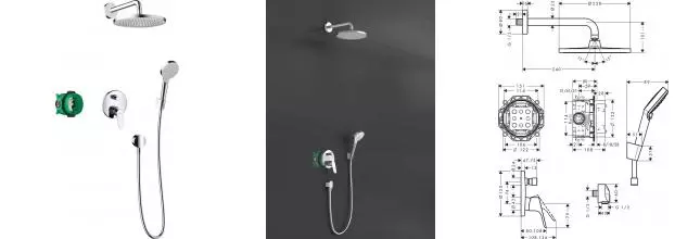Душевая система «Hansgrohe» Crometta S 27958000 хром Душевая система «Hansgrohe» Crometta S 27958000 хром