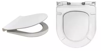 Сиденье для унитаза «Berges Wasserhaus» Okus Slim SO 019603 ультратонкое дюропласт с микролифтом белое