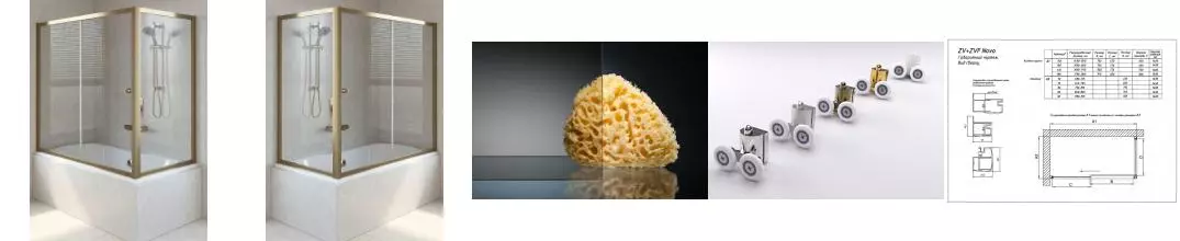 Шторка на ванну стеклянная «Vegas Glass» ZV+ZVF Tur Novo 150/75/140 бронза/бронза универсальная Шторка на ванну стеклянная «Vegas Glass» ZV+ZVF Tur Novo 150/75/140 бронза/бронза универсальная